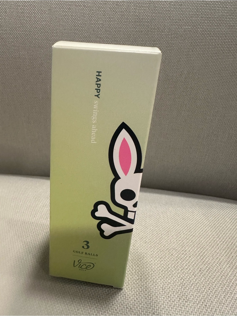 Psycho Bunny 3 Golf Balls NIB